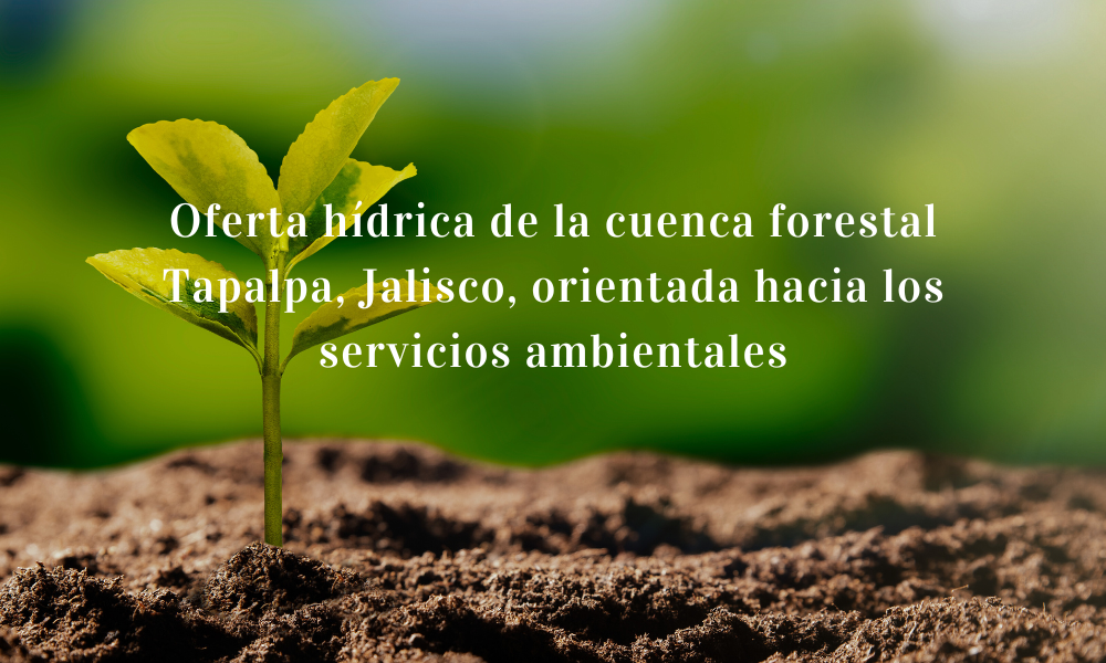 Oferta hídrica de la cuenca forestal Tapalpa, Jalisco, orientada hacia los servicios ambientales